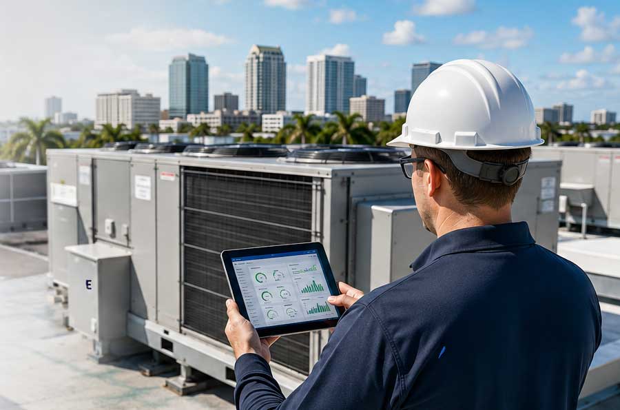 Commercial-HVAC-upgrade-technician